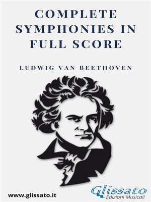 cover image of Beethoven--Complete symphonies in full score